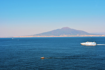 Vesuvius seen from Sorrento