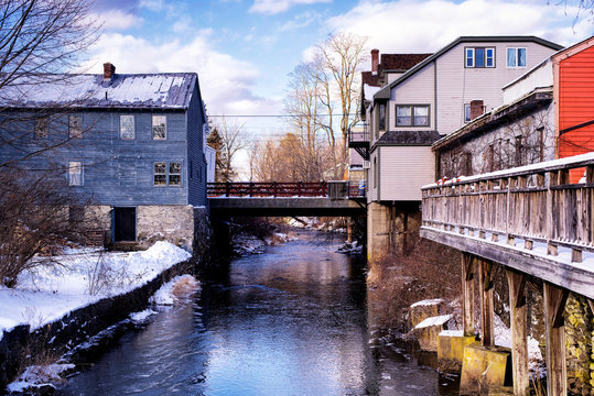 West Stockbridge Massachusetts Village