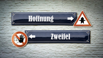 Schild 405 - Hoffnung
