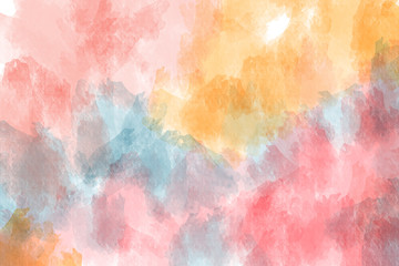 Pink abstract watercolor background
