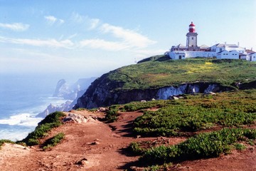Fototapeta na wymiar Cabo da Roca, Portugal, im Jahr 1996