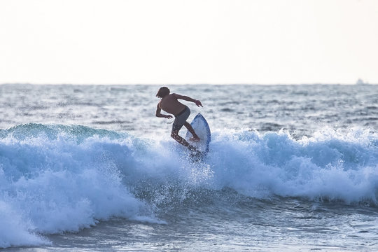 Surfers. Hikkaduwa, Sri Lanka.