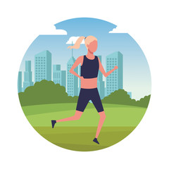 faceless girl sports portrait