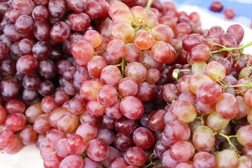 Fresh fruit grapes delicious at street food