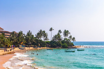 Hikkaduwa beach. Sri Lanka.