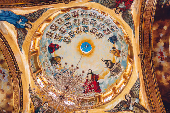 January 27, 2019 - Egypt, Sharm El-Sheikh. Christian Coptic Church. Interior