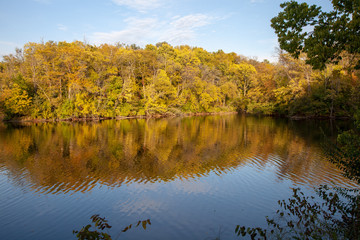 Reflections in the Mississippi River