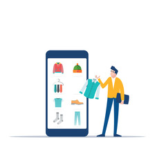 E-COMMERCE ILLUSTRATION CONCEPT