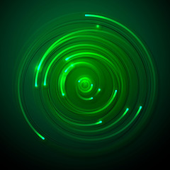 Abstract technology electrons background concept.