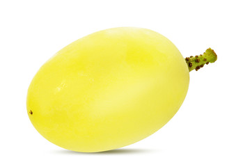 Fresh grapes isolated on white background with clipping pass