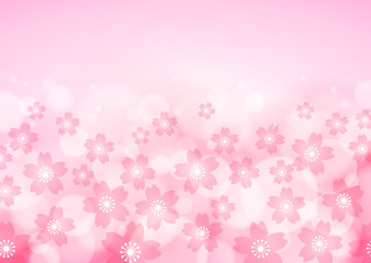 Cherry Blossom, Pink Background, Spring Image