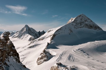 Landscape of mountain in Hinter-Tux