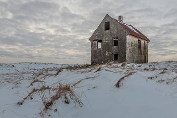 Abandoned farm ruin, Reykjanes, Iceland