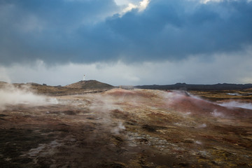 Gunnuhver geothermal area, Grindavik, Iceland