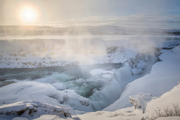 Gullfoss waterfall, Iceland