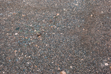 Abstract background of multicolored gravel. Nature decorative texture. High quality photo