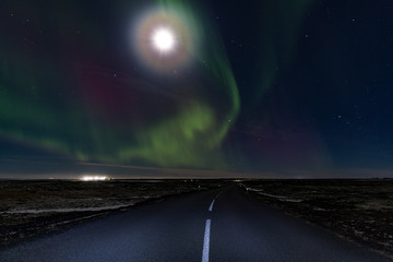 Fototapeta na wymiar Aurora Borealis, Iceland