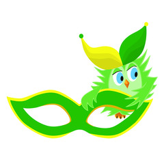  owl with mask