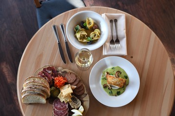 Three course meal for one