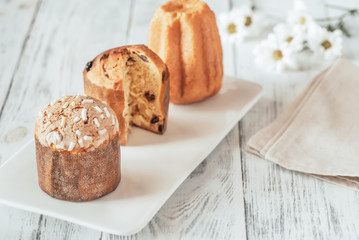 Italian Christmas cakes collection