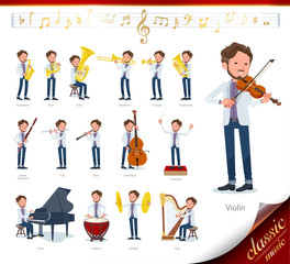 flat type wild Middle aged men_classic music