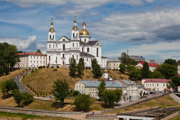 Fototapeta na wymiar Assumption (Uspensky) Cathedral in Vitebsk. Belarus.