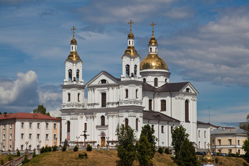 Fototapeta na wymiar Assumption (Uspensky) Cathedral in Vitebsk. Belarus.