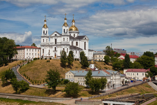 Assumption (Uspensky) Cathedral in Vitebsk. Belarus.