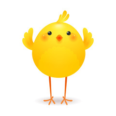 Happy little chicken