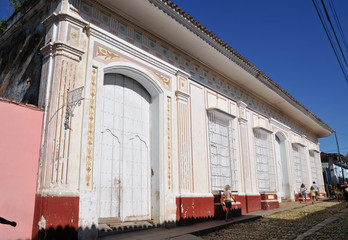 Palacio Brunet, Stadtansicht, Straßenszene, Trinidad, Kuba