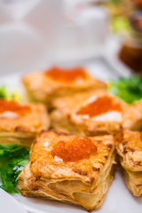 salad fish food dish sushi cocktails menu