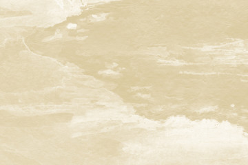 Yellow watercolor texture with abstract washes and brush strokes on the white paper background.