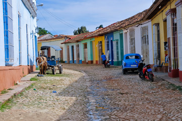 Stadtansicht, Straßenszene, Trinidad, Kuba
