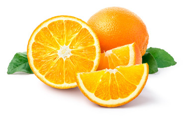 Orange fruit isolated