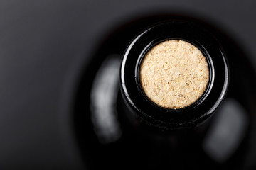 closed bottle of wine