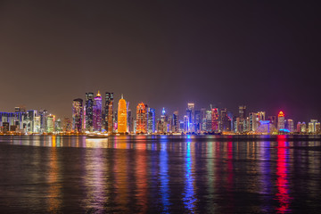Obraz premium Doha citi view. Qatar.