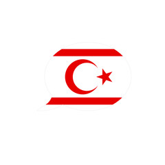 Country flags icon. speech bubble