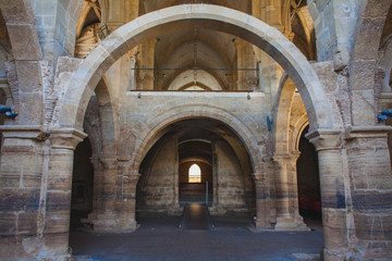 Fototapeta na wymiar ruins of a medieval monastery