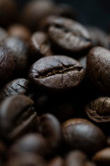 coffee beans close-up