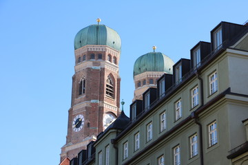 Fototapeta na wymiar Munich Frauenkirche
