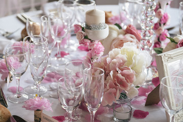 colorful and pastel decoration for special events