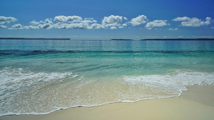 tropical beach and sea