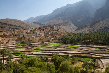 Fototapeta na wymiar The village Bilad Sayt, sultanate Oman