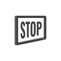 Internet website access forbidden concept vector
