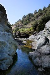 Obraz premium Wanderung durch den Barranco de Las Angustias