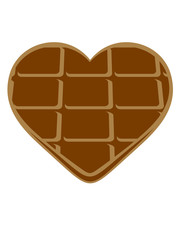herz i love liebe form schokolade hunger essen diät lecker süßigkeit tafel naschen ungesund fett dick fressen sünde block clipart design