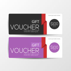 Gift voucher cards