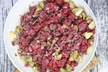 Viande hachée pour farce