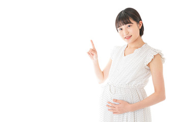 妊娠した若い女性