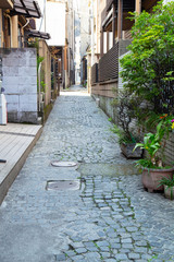 Obraz premium 神楽坂の路地裏（兵庫横丁）